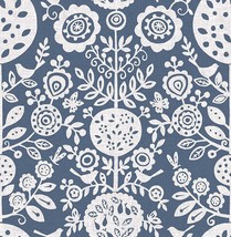 Nuwallpaper Nus4031 Navy Anya Peel &amp; Stick Wallpaper, Blue - £40.33 GBP