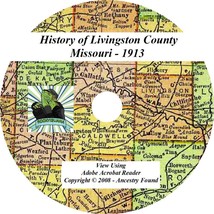 1913 History &amp; Genealogy LIVINGSTON County Missouri MO - £4.69 GBP