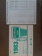 1983 Gas Mileage Guide EPA Fuel Estimates DOE/CE-0019/2 &amp; Oldsmobile Sup... - £7.74 GBP