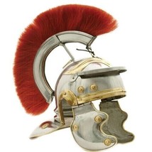 Helmet Centurion Roman Centurion Armor with Red Plume  Washington&#39;s Birthday * - £57.05 GBP
