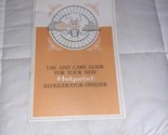 Vintage Hotpoint Refrigerator-Freezer Use and Care Guide Booklet  - $16.50