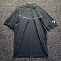 Tiger Woods Collection Black Gray 2-tone Quarter Zip Shirt West Virginia... - £21.23 GBP