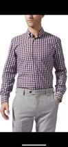 Dockers Men&#39;s Shirt Battery Street Casual Red Plaid Shirt Size Medium NW... - $18.81