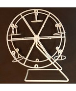 Ferris Wheel Votive Candle Holder 9.5&quot; VTG Metal Country Farmhouse Decor... - £14.79 GBP