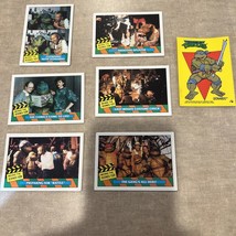 Teenage Mutant Ninja Turtles Movie Cards Lot Of 7 - 1990 - £6.17 GBP