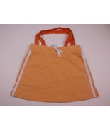 HANDMADE UPCYCLED KIDS PURSE ORANGE SKORT 16X11 INCHES UNIQUE ONE OF A KIND - £2.35 GBP