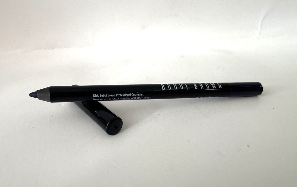 Bobbi Brown Long Wear Eye Pencil BLACK NAVY Full Size New Without Box - $31.67