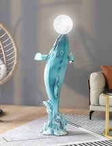 interoknack Luxury Large Whale Floor Sculpture with Night Light, Creativ... - $11,072.31 MXN