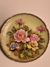 Norleans Japan Vintage Hand-Painted Rose Plate - Collectible Floral Decor - £7.89 GBP