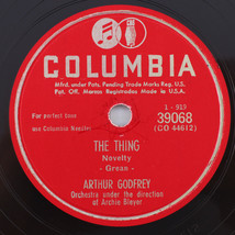 Arthur Godfrey – The Thing / Yea - Boo - 1950 10&quot; 78 rpm Shellac Record 39068 - £28.07 GBP