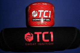 TC1 SWEAT Waist Belt XL 10&quot; Longer 3&quot; Wider + 1 TC1 Sweat Gel 6 oz - £45.69 GBP