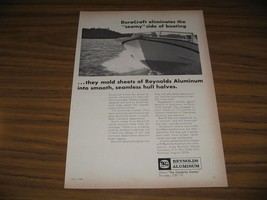 1965 Print Ad Duracraft Boats Made with Reynolds Aluminum Richmond,VA - $9.25