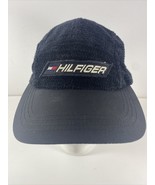 Vintage 90&#39;s TOMMY HILFIGER Knit Sport Hat - Company Store Tag BLACK Str... - £54.50 GBP
