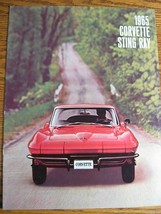 1965 Chevy Corvette Sting Ray Color Brochure, C2 Xlnt 65 GM New - $6.93
