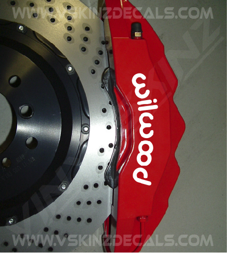 Wilwood Logo Brake Caliper Decals Kit Stickers Premium Quality 5 Colors Brembo