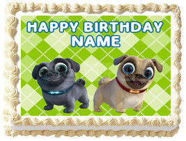 PUPPY DOG PALS Edible cake topper image Birthday Party decoration - $6.95+