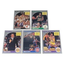 1990 NBA Hoops Award Winners Card Lot Of 5 MVP Magic Johnson Rodman Riley  - £3.92 GBP