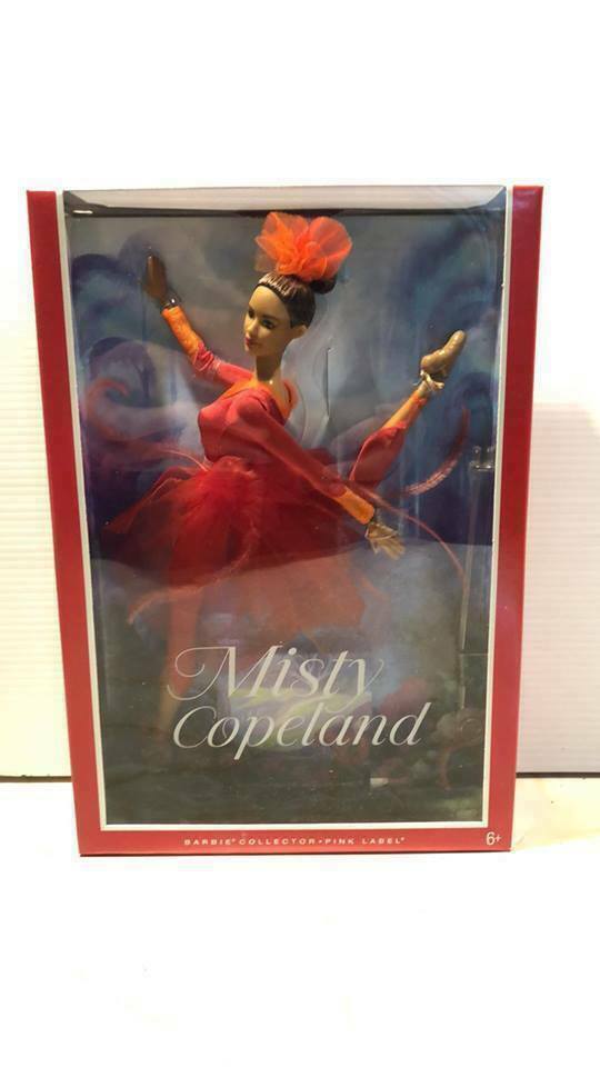 MISTY COPELAND FIREBIRD BALLERINA ARTICULATED BARBIE DOLL 2015 MATTEL DGW41 NIB - $98.99