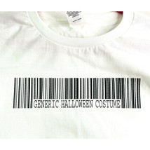 Halloween Shirt Funny Generic Bar Code Adult Unisex M NEW Custom Orders ... - £11.08 GBP