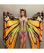 Ladies Fashion Personality Butterfly Catwalk Costumes - £56.59 GBP+