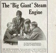 1917 Big Giant Steam Engine Perry Mason Advertisement Industrial LGADYC4 - £11.76 GBP
