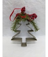 Vintage Christmas Holiday Christmas Tree Cookie Cutter Ornament 5&quot; - €10,61 EUR