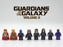 8pcs Marvel Guardians of the Galaxy Vol 3 Adam Warlock Starfox Minifigures Set - £15.62 GBP