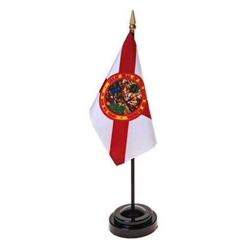 Florida Flag 4X6 Inch Mounted E Gloss - $8.40