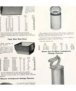 1922 N.T. Bushnell Shop Box Garbage Cans Advertisement Catalogue Hardwar... - €25,56 EUR