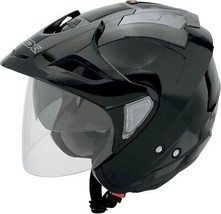 Afx Mens FX-50 Motorcycle Street Helmet Black Md - £95.60 GBP