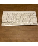 Apple Magic Keyboard Bluetooth Wireless A1255 Silver White Tested Workin... - $15.00