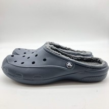 CROCS  WOOL  LINED CLOGS WOMANS SIZE 10 Blue PRE-OWNED - $26.93