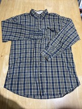 Red Head Shirt Mens LT Button Down Collared Long Sleeve 100% Cotton - $12.85