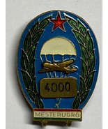 HUNGARY, MASTER, PARACHUTIST, PARA WING, COMMUNIST ERA, 4000 JUMPS, VINTAGE - $45.00