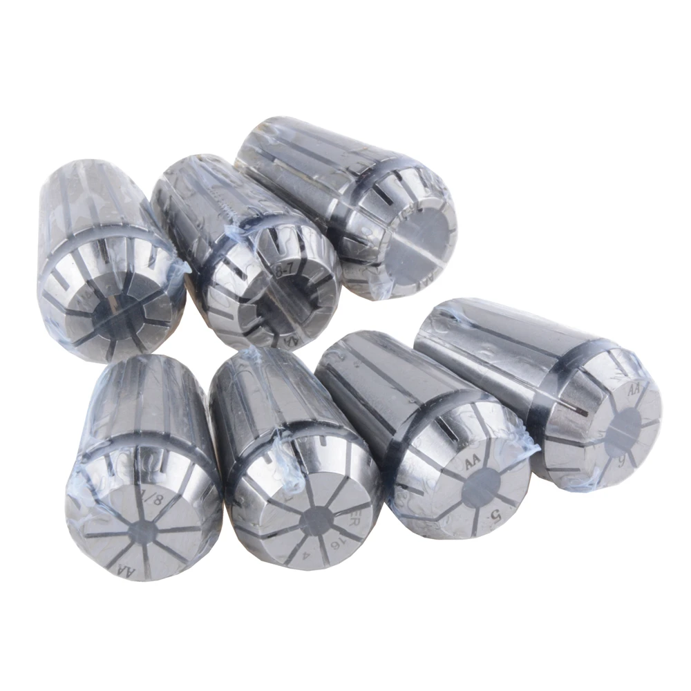 7PCS ER16 Spring Collet Chuck Tool Bit Holder For CNC Workholding Engrav... - $5,316.13 MXN