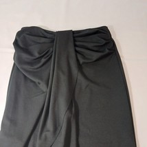 New York & Company Collection Women's Front Design & Back Zip Black Skirt Sz 10 image 7