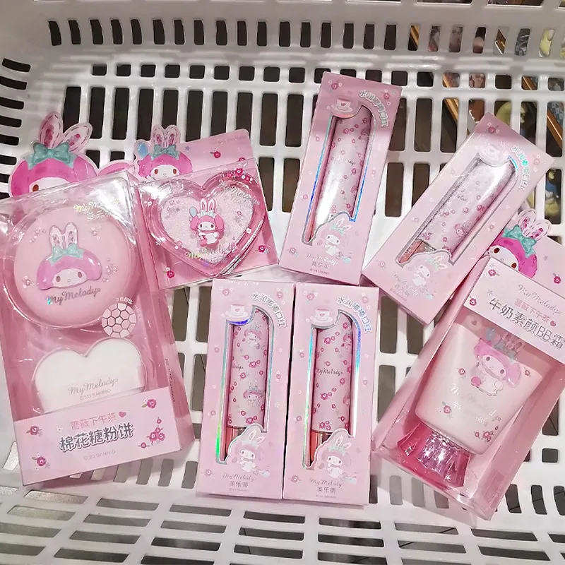 Anime Sanrio My Melody Lipstick Cute BB Cream Powder Highlight Eye Shadow Blush - £13.66 GBP+