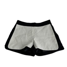 j crew travel black white Textured tuxedo Mini Shorts Size 2 - £17.14 GBP