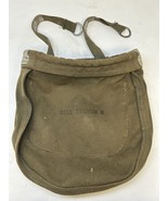 Vintage Bell System Canvas Tool Pouch Olive Green Utility Bag Lineman Gear - $24.70