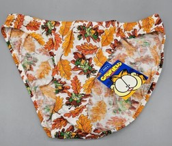 VTG Garfield The Cat Womens Brown/Orange Bikini Panties/Underwear Size 6 - New - £13.18 GBP