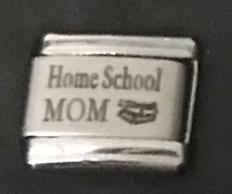 Home School Mom WHOLESALE LASER ITALIAN CHARM Link 9MM L1 - £8.91 GBP