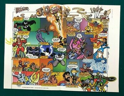 SPIDER-MAN Flashback Marvel Comics Wizard 10" x 13" 2-sided promotional poster Item image 2