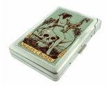 Vintage Mori Skull Ubris Cigarette Case with Built in Lighter Metal Wallet - $26.84 CAD
