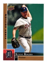 2009 Upper Deck First Edition #110 Kenny Rogers Detroit Tigers - £3.19 GBP