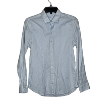 Southern Tide Shirt Size 4 Blue White Striped Cotton Stretch Blend Womens LS - £15.68 GBP