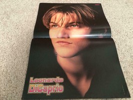 Leonardo Dicaprio teen magazine poster clipping Bravo Bop bangs 90&#39;s vin... - $6.00