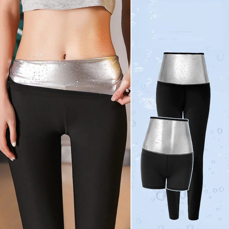 Play Women Thermo Body Shaper Slimming Pants Silver A Waist Trainer Fat Burning  - £23.12 GBP