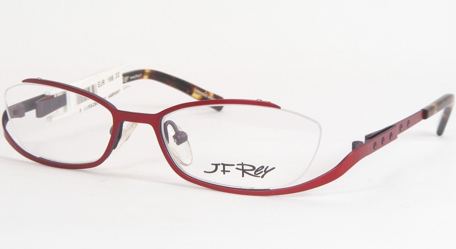 J. F.Rey HARMONY 3070 Rouge / Violet Unique Rare Lunettes Adolescents 45... - $135.47