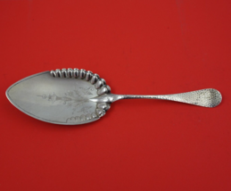 Wood and Hughes Sterling Silver Pie Server FH AS Ruffled Hammered BC 10 1/4&quot; - £301.59 GBP