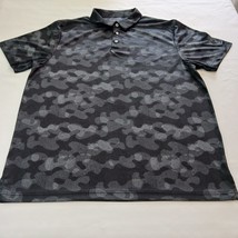 PGA Tour 3-Button Men’s Black &amp; Gray Polo Shirt Short Sleeve Size 2XL - $242.28 MXN